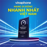 VinaPhone nhận chứng nhận mạng di động nhanh nhất Việt Nam
